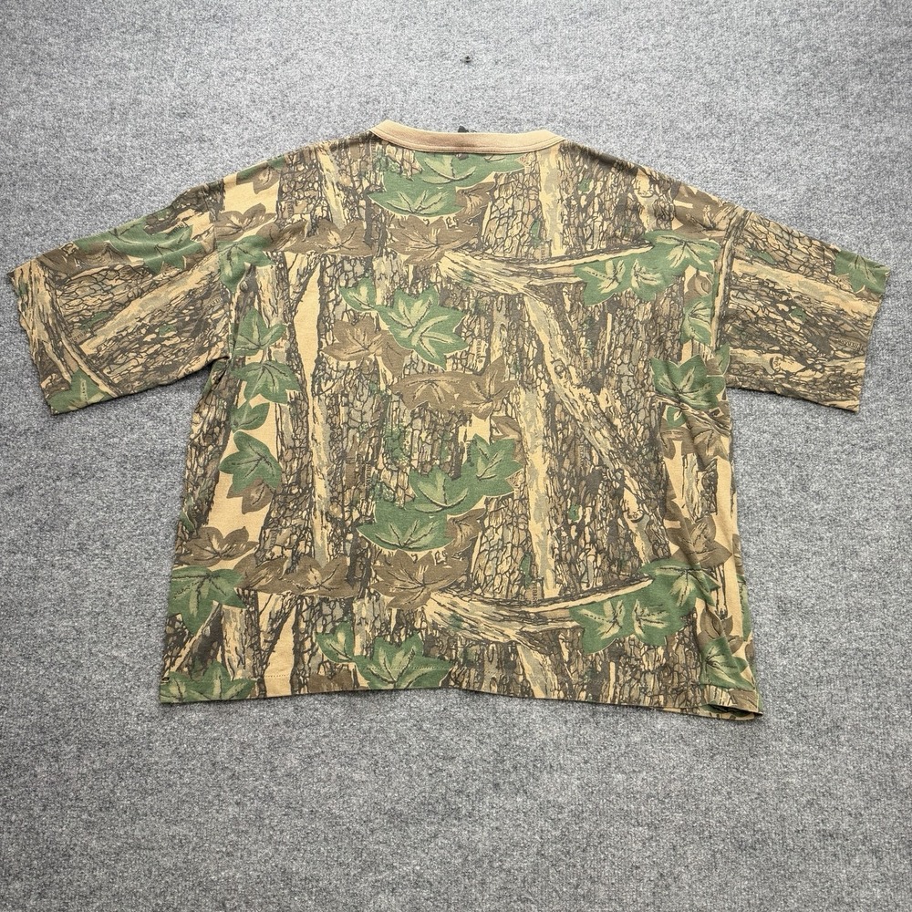 Ace Sportswear Camo Men's T Shirt Vintage Hunting Outdoors Brown Size XXL - Picture 6 of 7